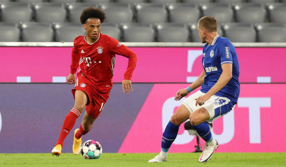 包含摩洛哥绝地反击莱比锡红牛，萨内完成帽子戏法的词条